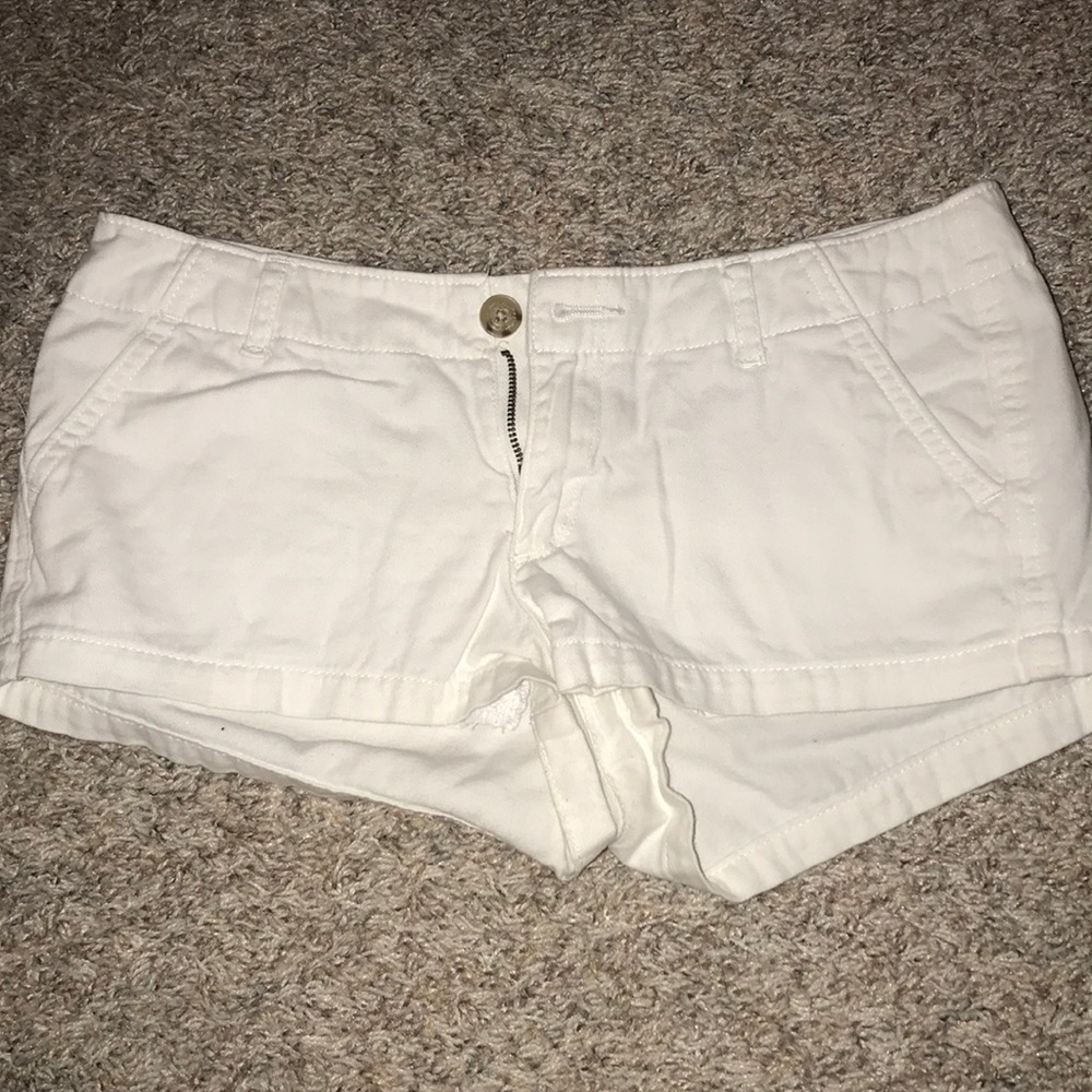 Hollister White Shorts